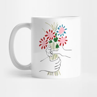 Flowers Picasso Pink Mug